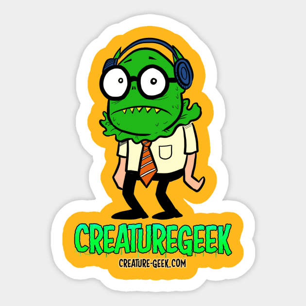 Creature Geek Everyday Monster Sticker by CreatureGeek